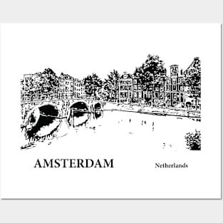 Amsterdam - Netherlands Posters and Art